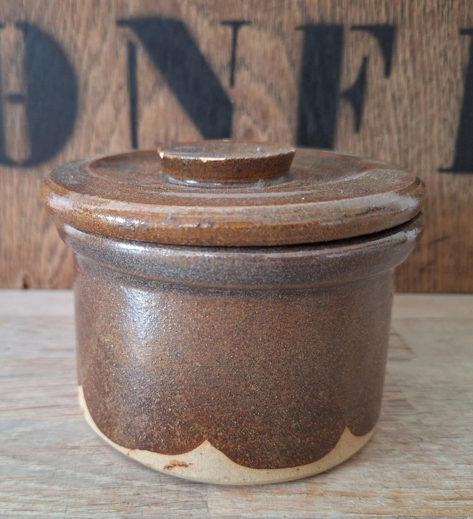Vintage Franse boterklok, keramiek, Antiek en Kunst, Antiek | Keramiek en Aardewerk, Ophalen of Verzenden