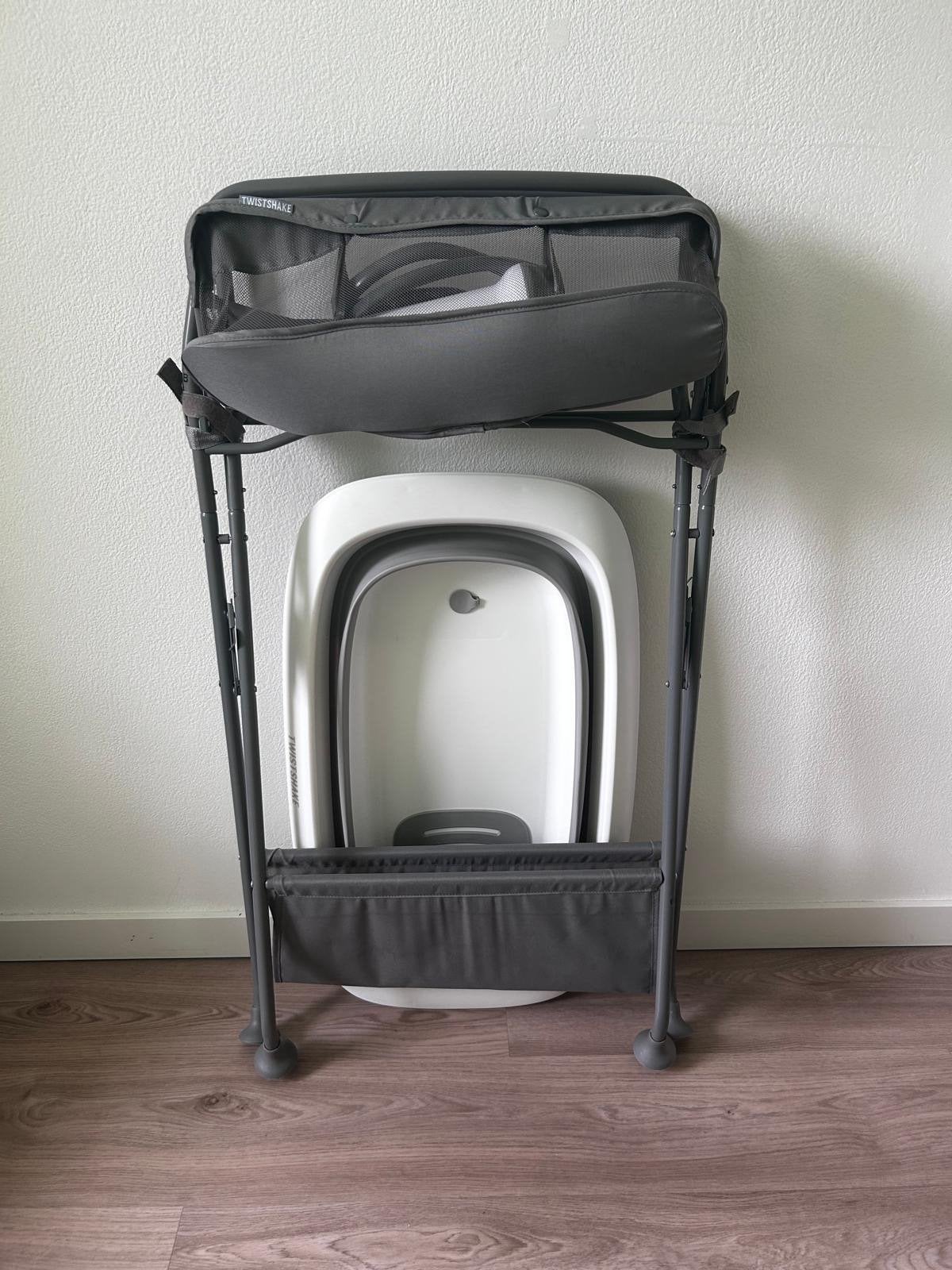 Twistshake Opvouwbaar Baby Badje met Badstandaard, Zo goed als nieuw, Badje, Standaard, Ophalen