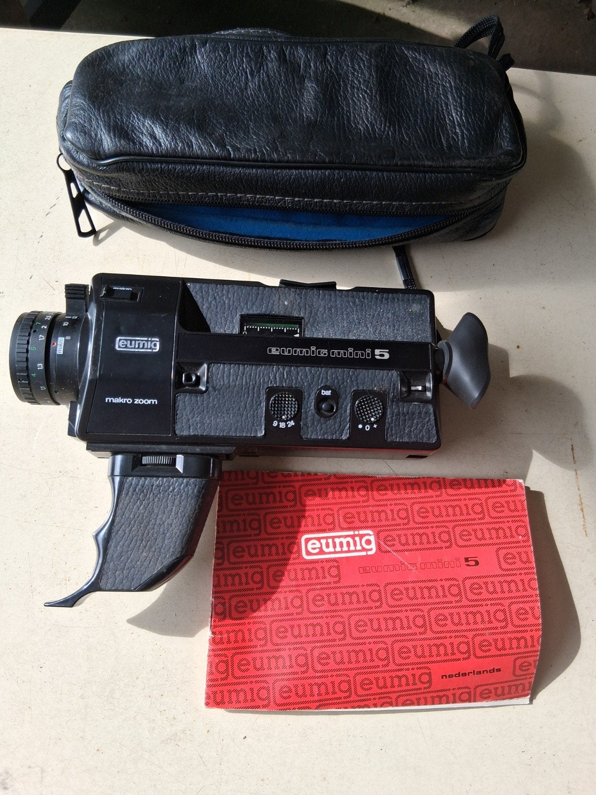Filmcamera, Ophalen, 8mm