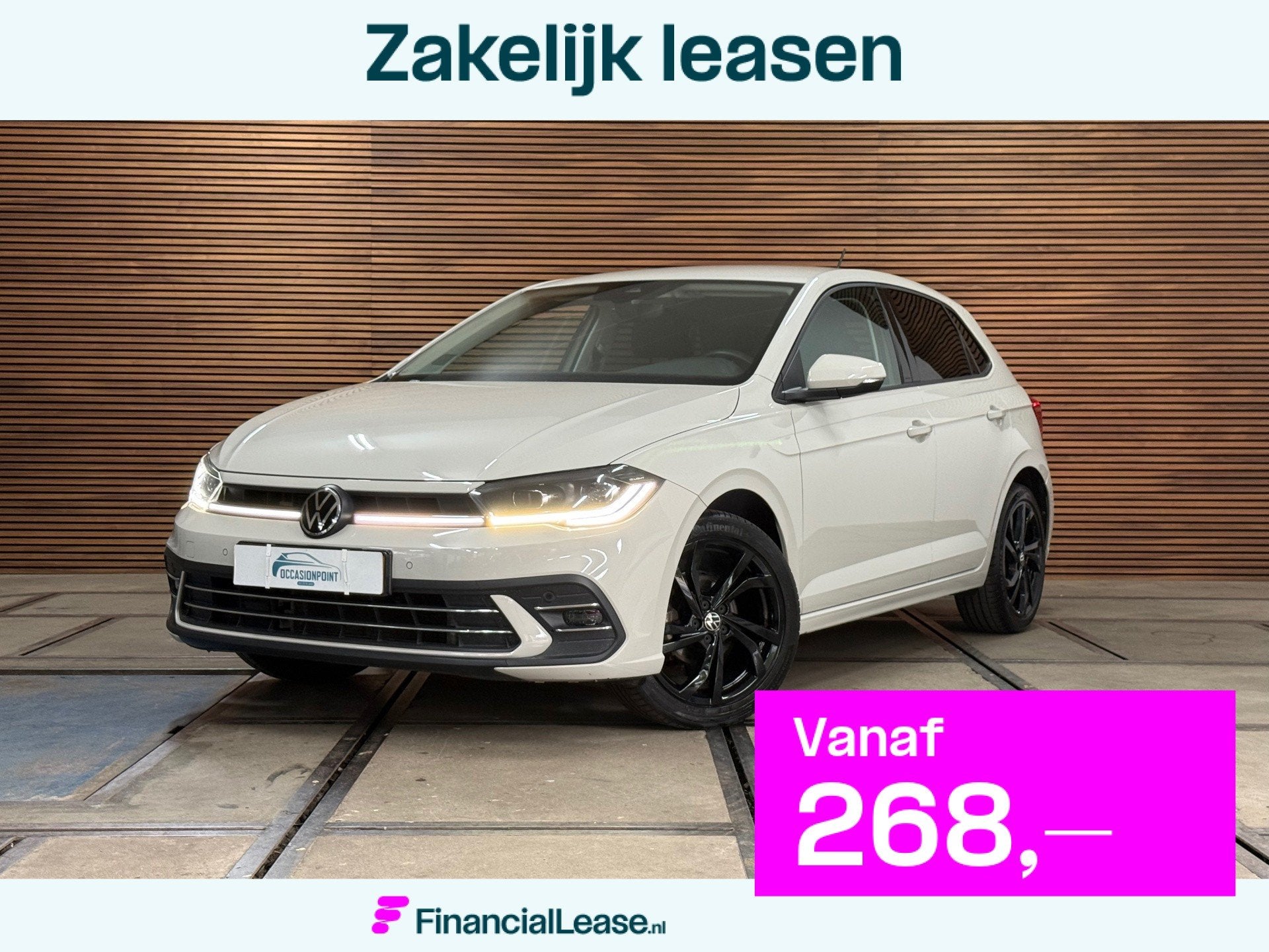 Volkswagen POLO 1.0 TSI Style Black Edition Business | Matri, Dealer onderhouden, Stof, Gebruikt, 1072 kg