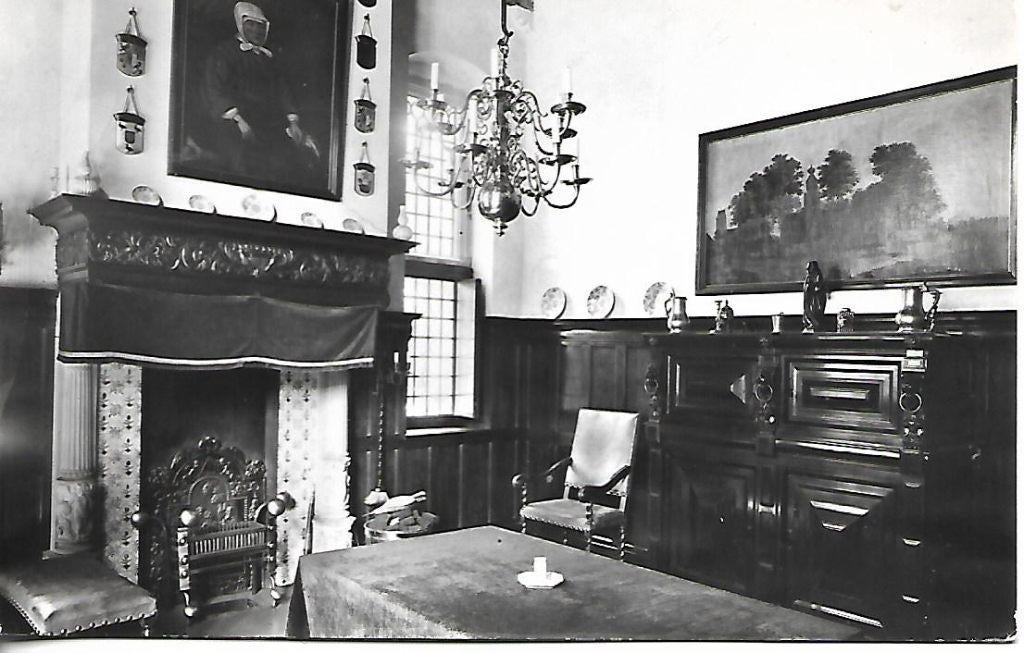 Marssum- -Interieur beneden kamer Popta Slot., Verzenden, 1960 tot 1980, Ongelopen, Friesland