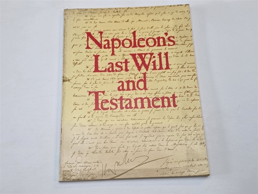 Napoléon\'s Last Will — Testament Facsimile, Groot Formaat, Ophalen of Verzenden, Gelezen, Europa