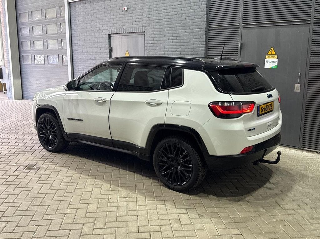Jeep Compass 4xe 240 Plug-in Hybrid Electric S | ACC | Panor, Auto's, Jeep, Automaat, 4 cilinders, Wit, Bedrijf