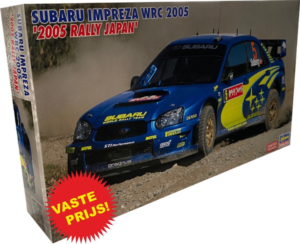 Subaru Impreza WRC 2005 Japan Solberg (Hasegawa 20353) 1/24, Overige merken, Auto, Groter dan 1:32, Nieuw