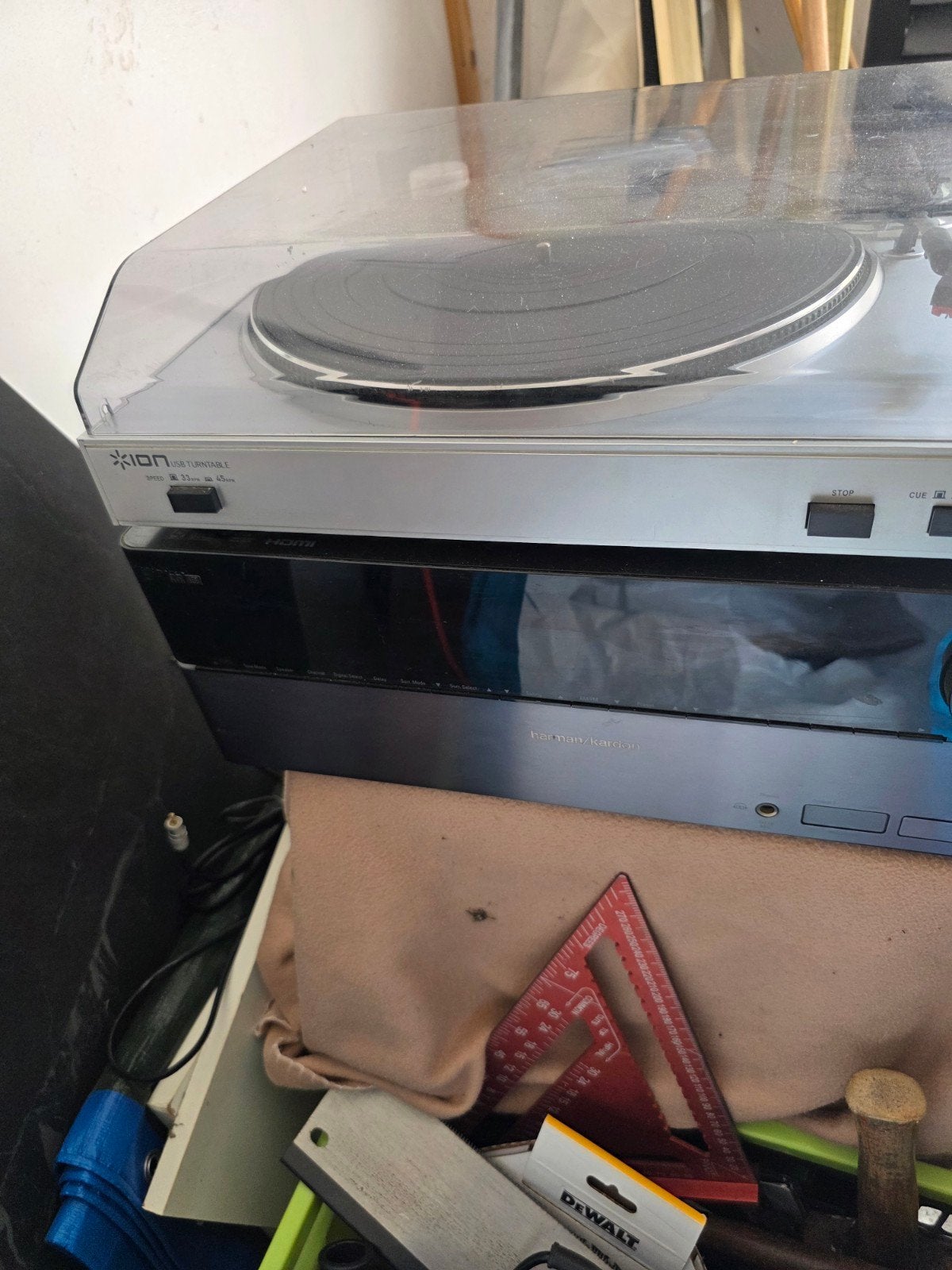 harman en kardon versterker en cd dvd speler met baskast, Zo goed als nieuw, 120 watt of meer, Ophalen, Overige merken