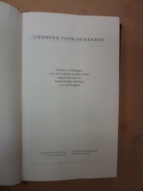 Liedboek voor de kerken, psalmen en gezangen, Verzenden, Zo goed als nieuw