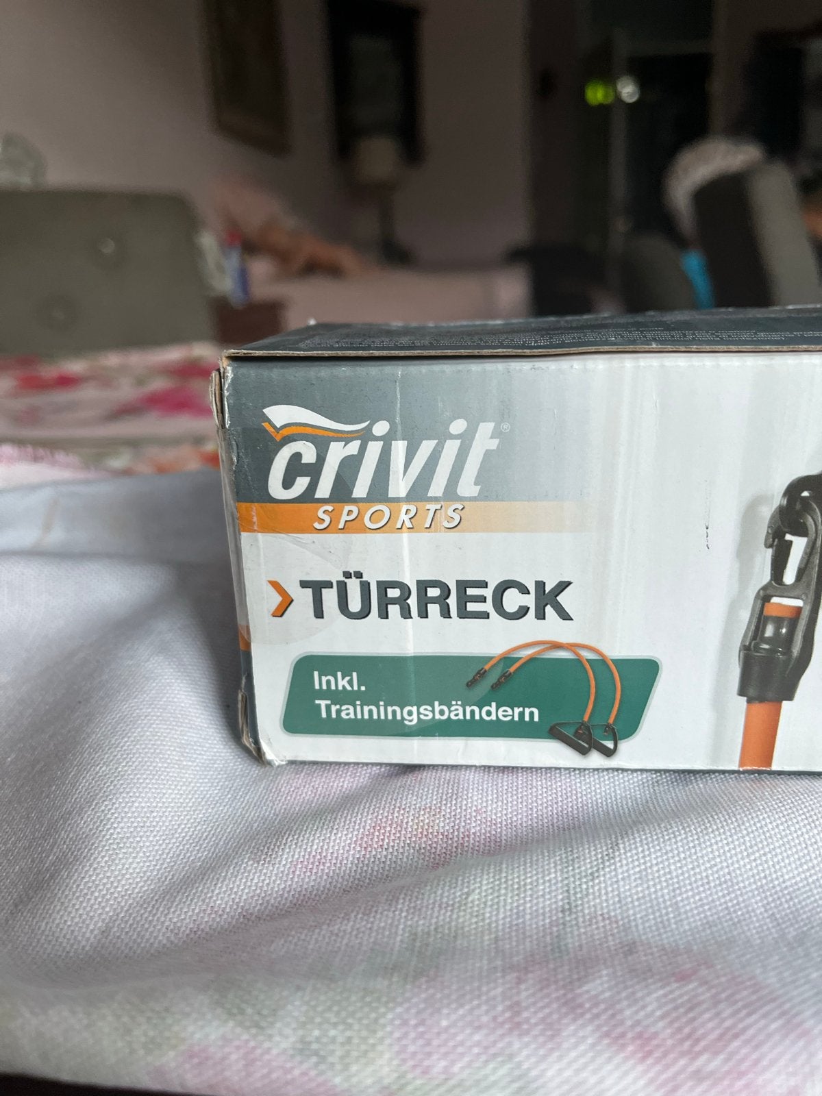 Crivit Sports Türreck met Trainingsbanden, Sport en Fitness, Fitnessmaterialen, Nieuw, Oprekstang, Armen, Ophalen of Verzenden