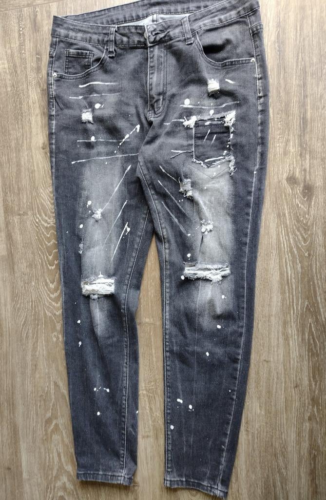 Mooie ripped jeans, Ophalen of Verzenden, Gedragen, Blauw