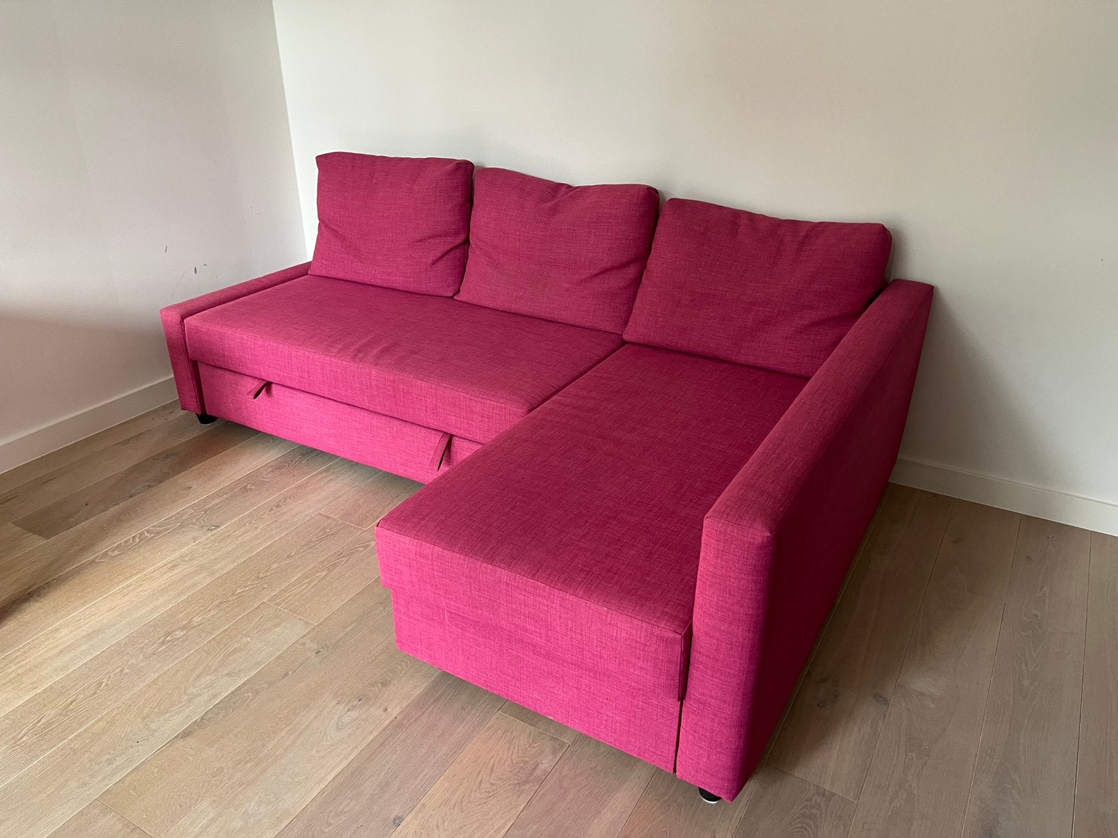 IKEA Friheten slaaphoekbank 140x200m zeer goede staat, Ophalen, Gebruikt, Tweepersoons, 140 cm