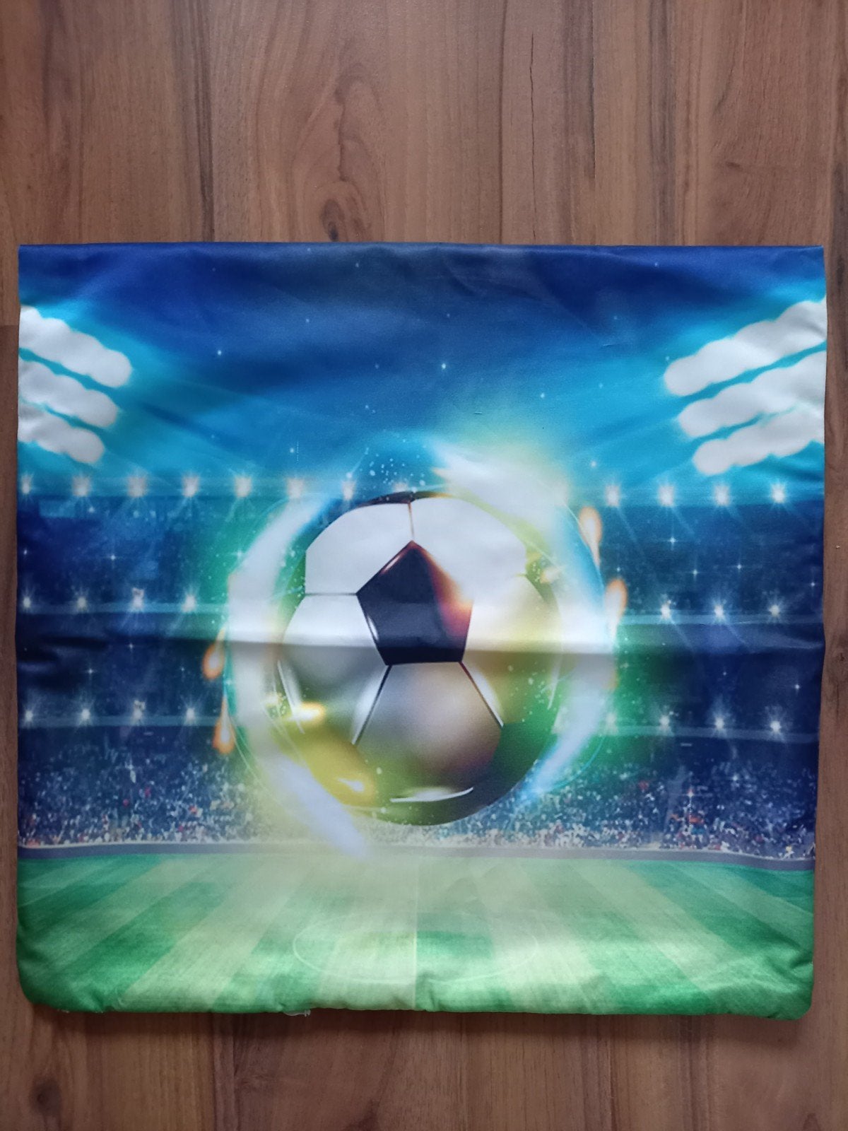 Leuke voetbal kussenhoes, Kinderen en Baby's, Kinderkamer | Inrichting en Decoratie, Ophalen of Verzenden, Gebruikt