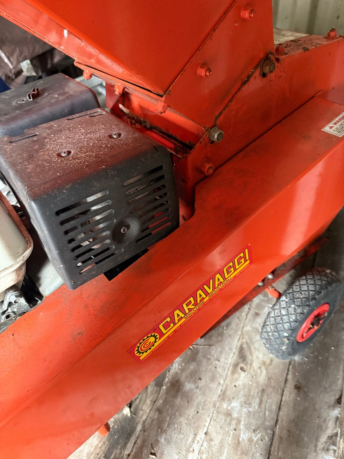 Caravaggi Bio 150 Houtversnipperaar met Honda GX340 motor, Tuin en Terras, Hakselaars, Ophalen, Gebruikt, Benzine