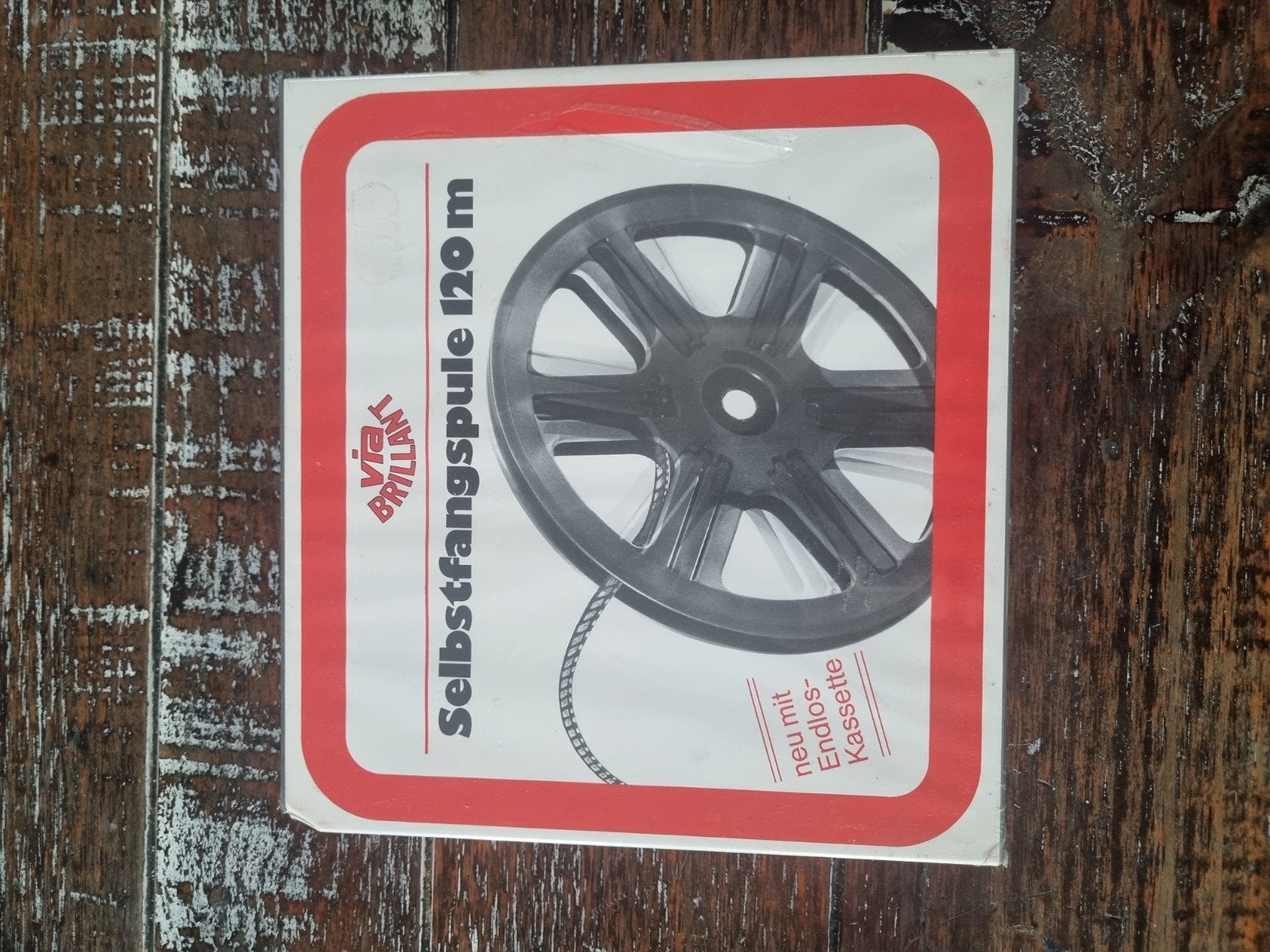 Via Brillant Zelfvangspule 120m - Nieuw met Eindlos-Kassette, Cd's en Dvd's, Ophalen of Verzenden, Nieuw in verpakking, Toebehoren