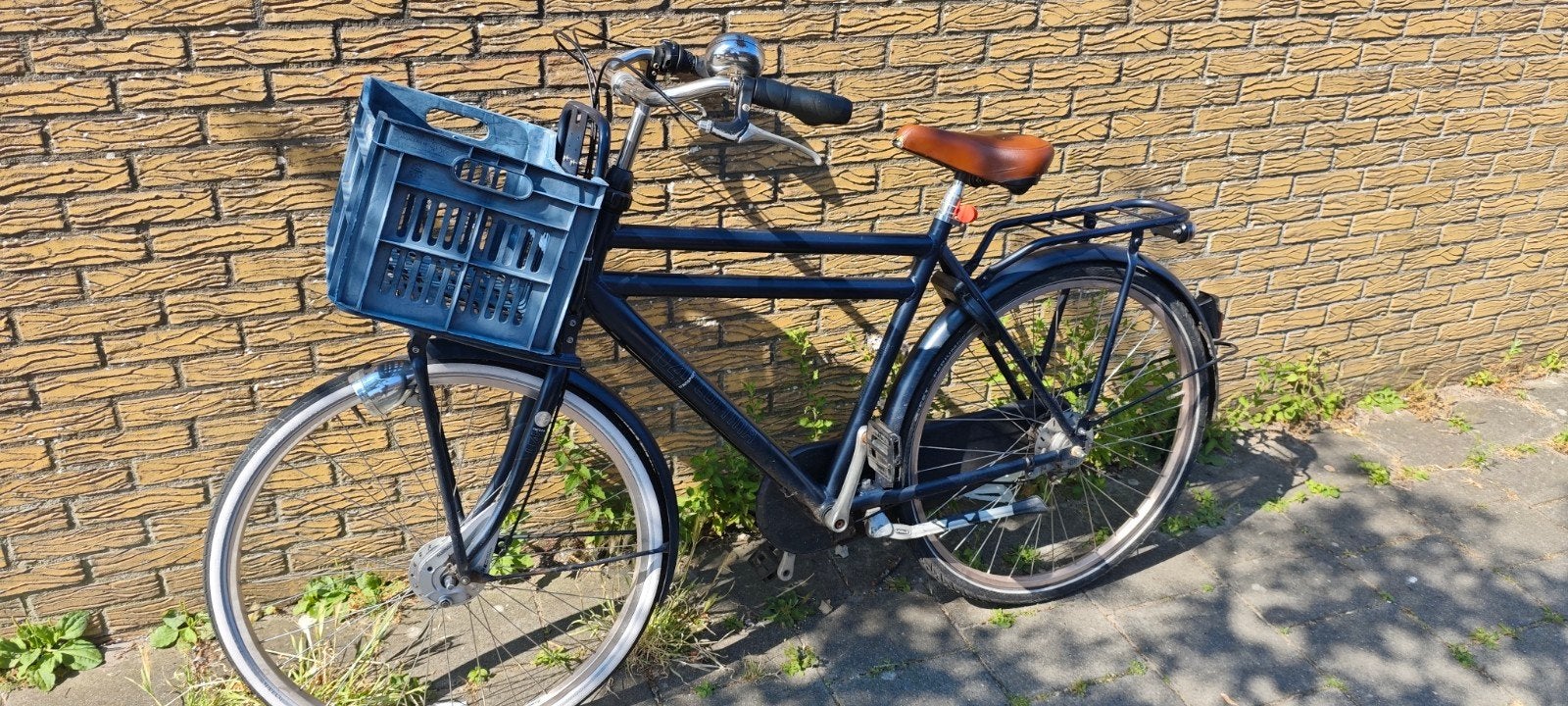 Cortina Transportfiets met krat - Gebruikt, Gebruikt, Versnellingen, 49 tot 53 cm, Schijfrem