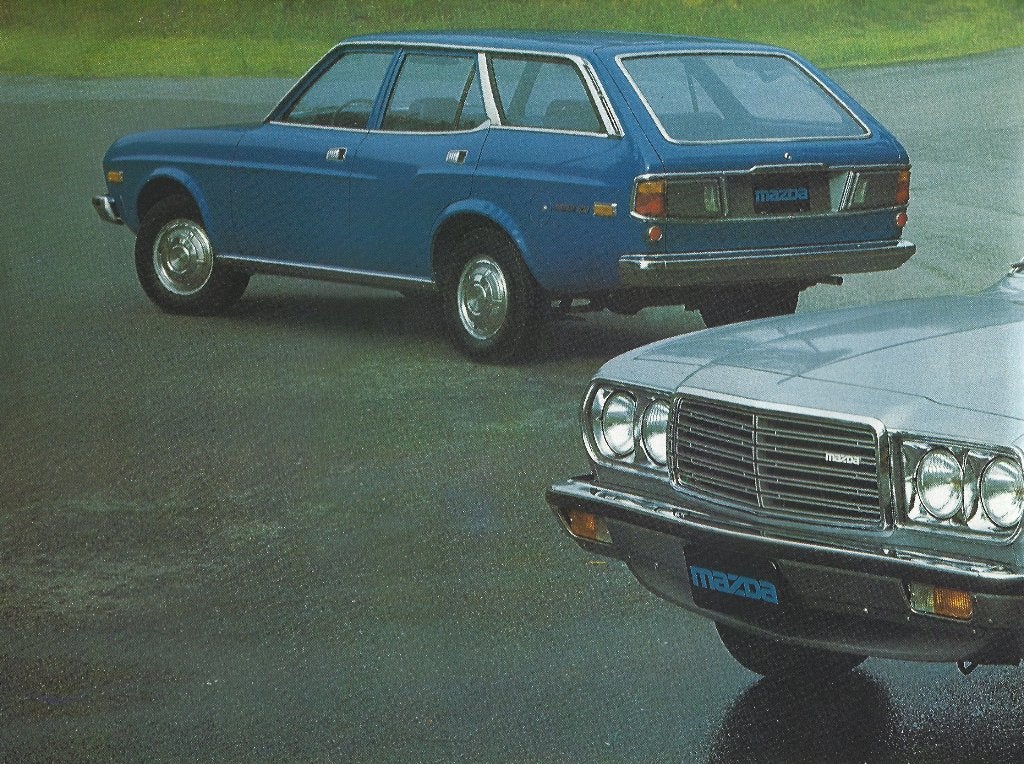 Folder Mazda 929 1976, Ophalen of Verzenden, Gelezen, Mazda