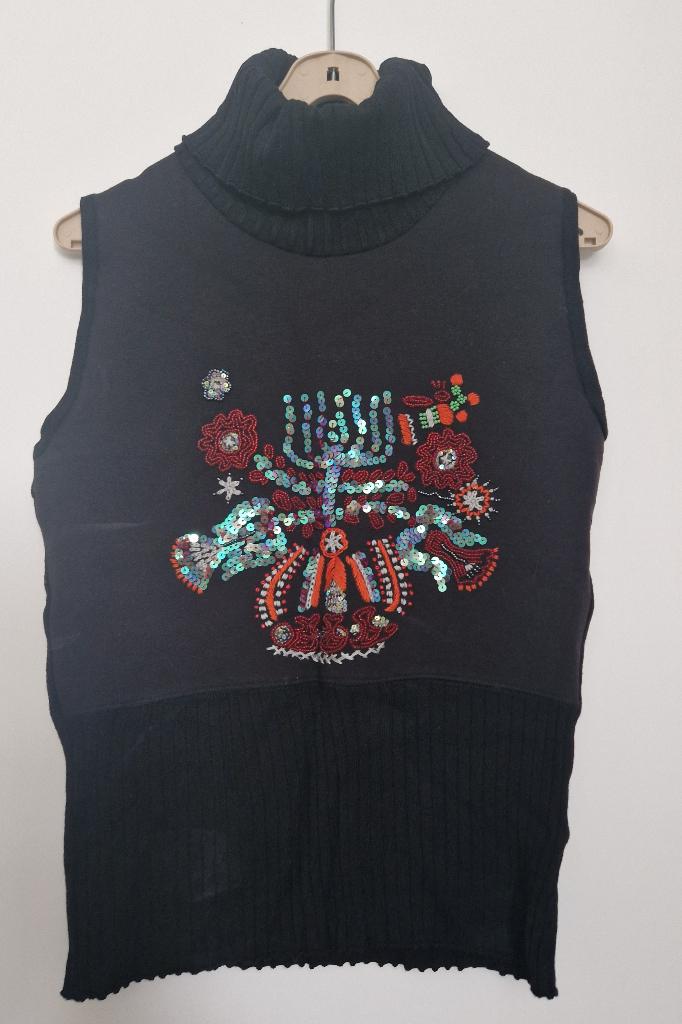 Pullover met pailletten - maat 38 - Tandem, Kleding | Dames, Maat 38/40 (M), Tandem, Zwart, Ophalen of Verzenden