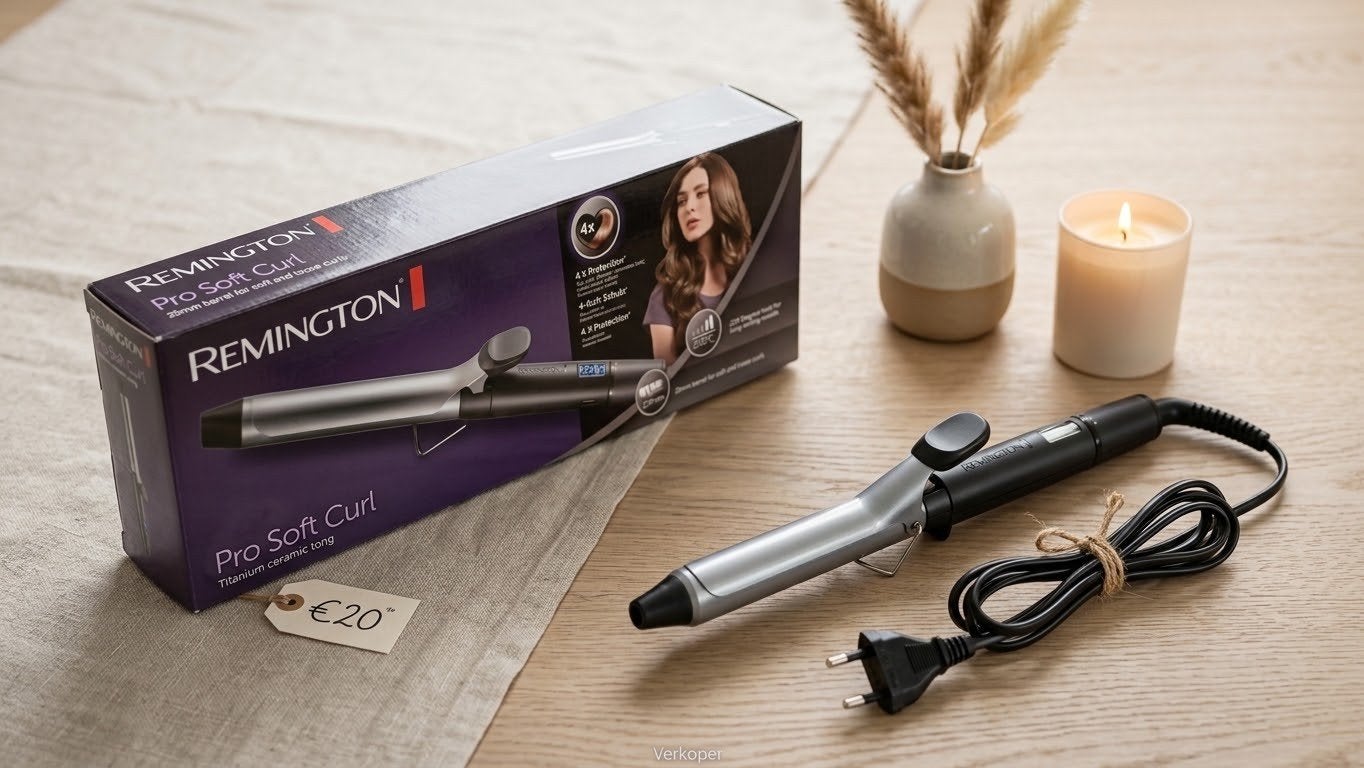 Remington Pro Soft Curl Krultang - Zo goed als nieuw, Ophalen of Verzenden, Zo goed als nieuw, Haarverzorging
