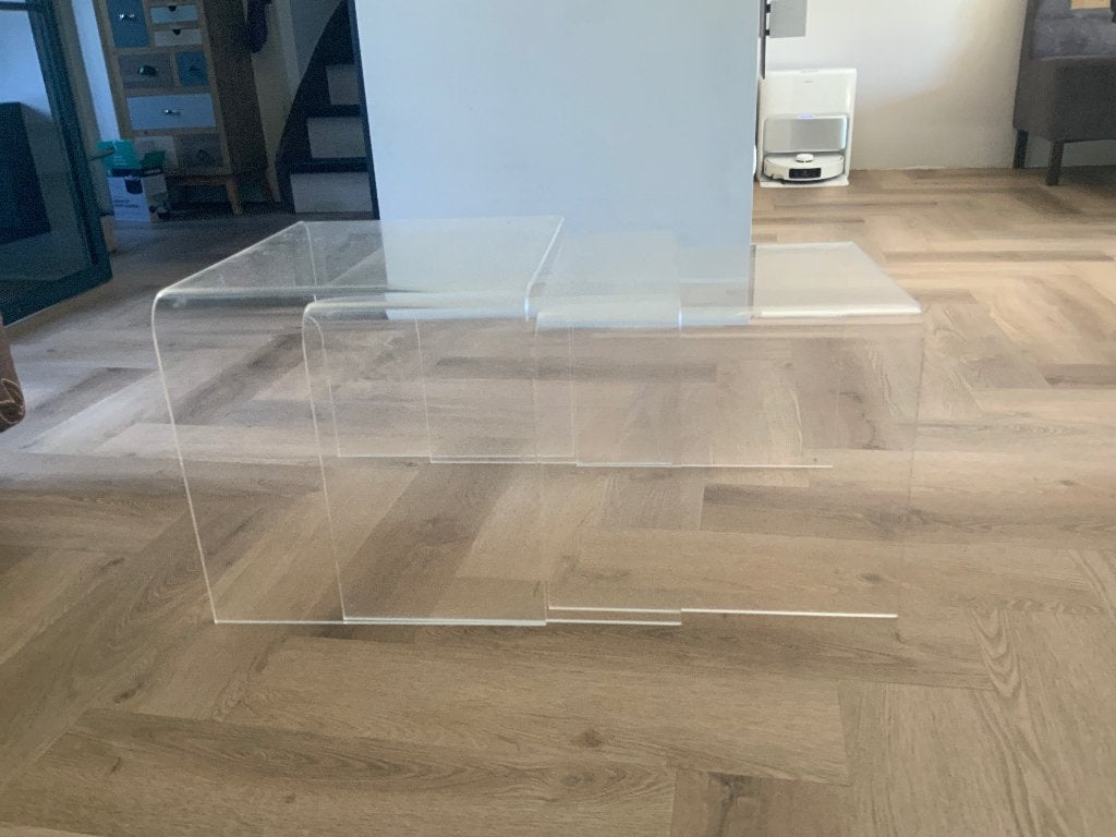 Design salontafeltjes, Ophalen, 50 tot 100 cm, Vierkant, 5 – 50