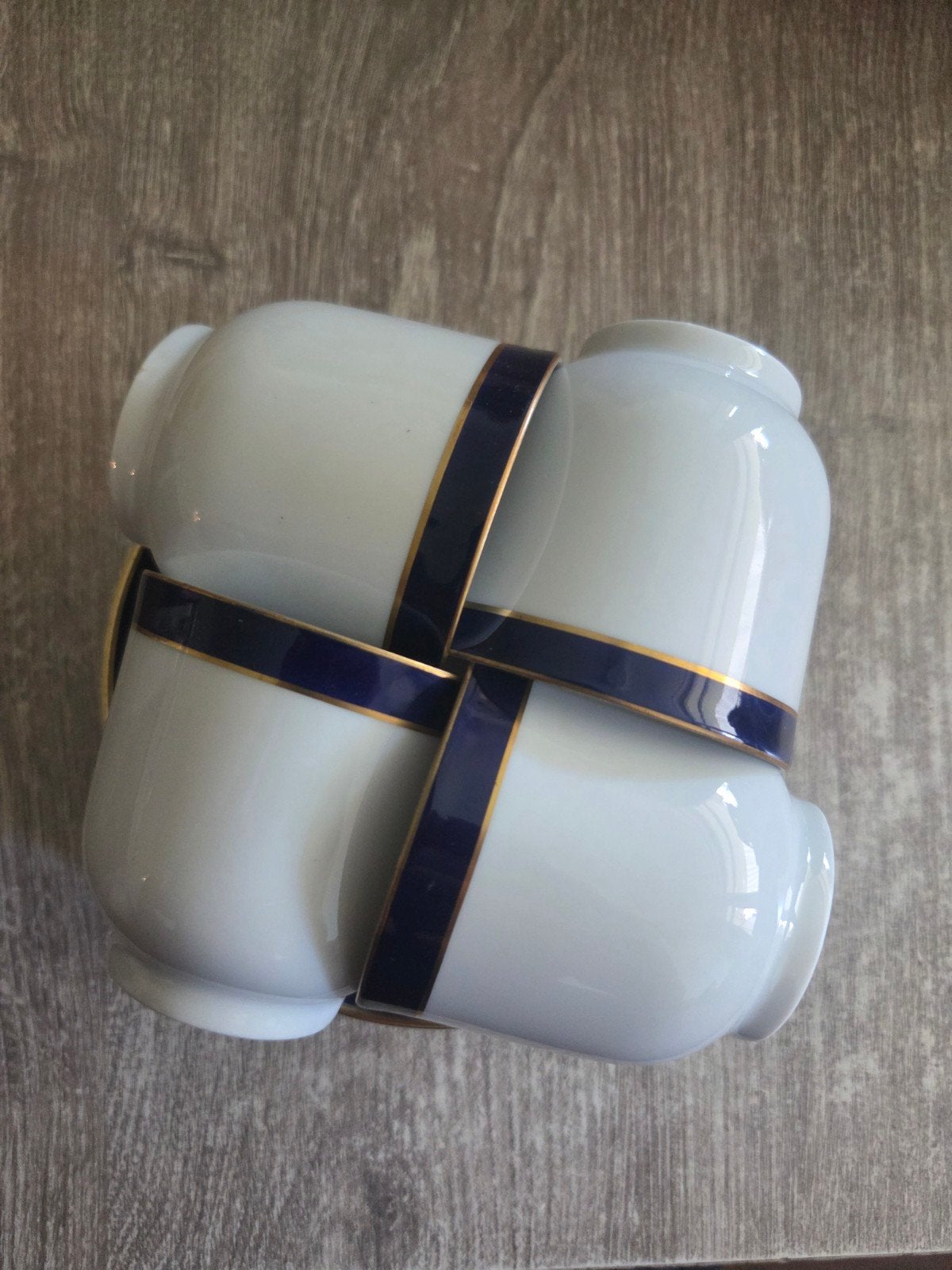 Set van 4 Winterling Bavaria koffiekopjes en schotels, Ophalen of Verzenden
