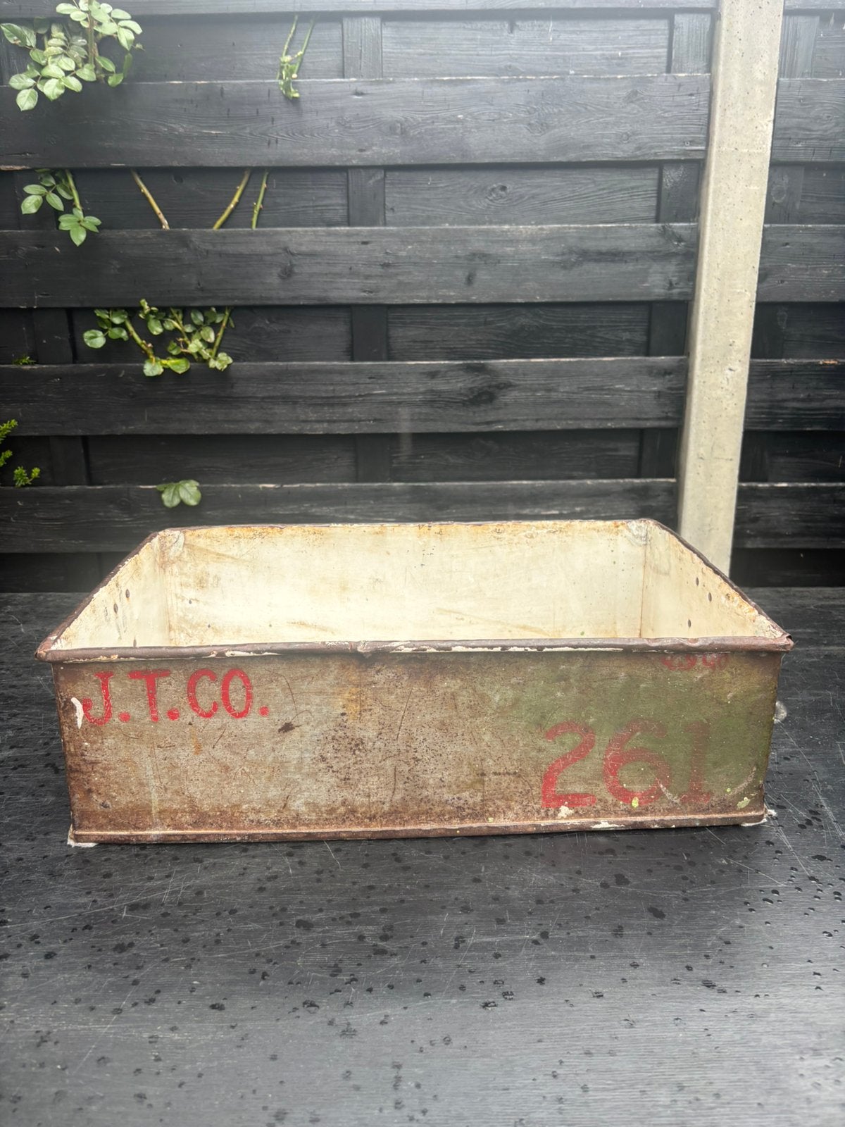 Oude legerkist, vintage, stoer, robuust, krantenbak, Minder dan 50 cm, Gebruikt, 50 tot 100 cm, Ophalen of Verzenden