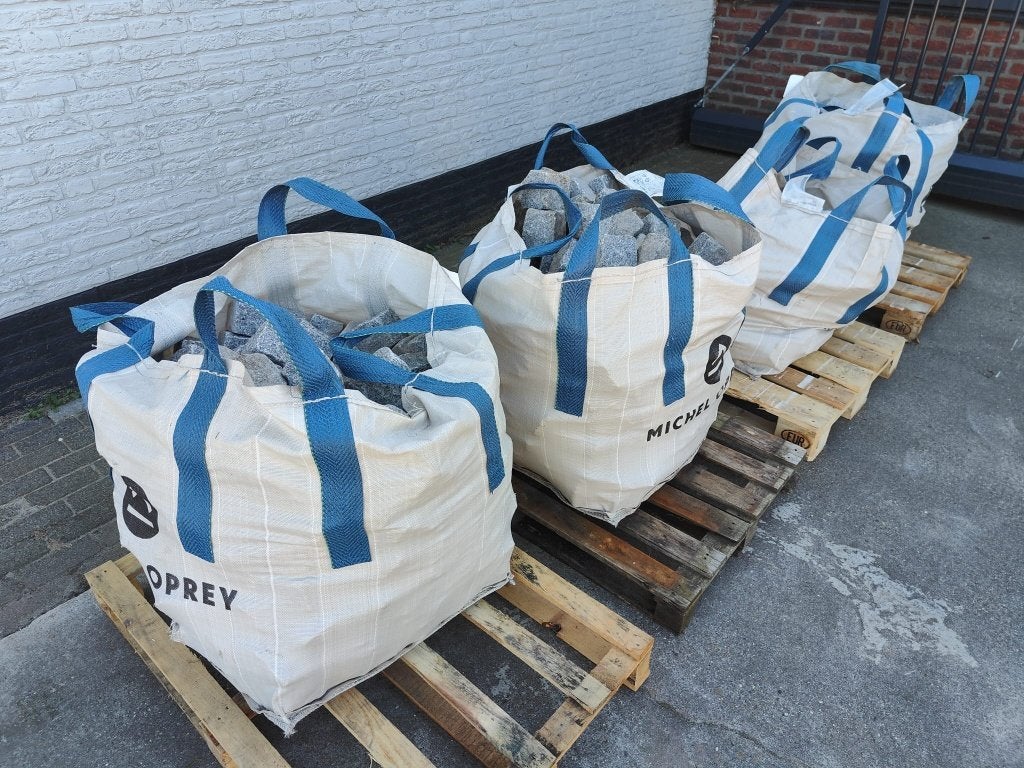 Portugees graniet kinderkop 8/10cm natuursteen tuin terras, Ophalen, Nieuw, Graniet, Kei