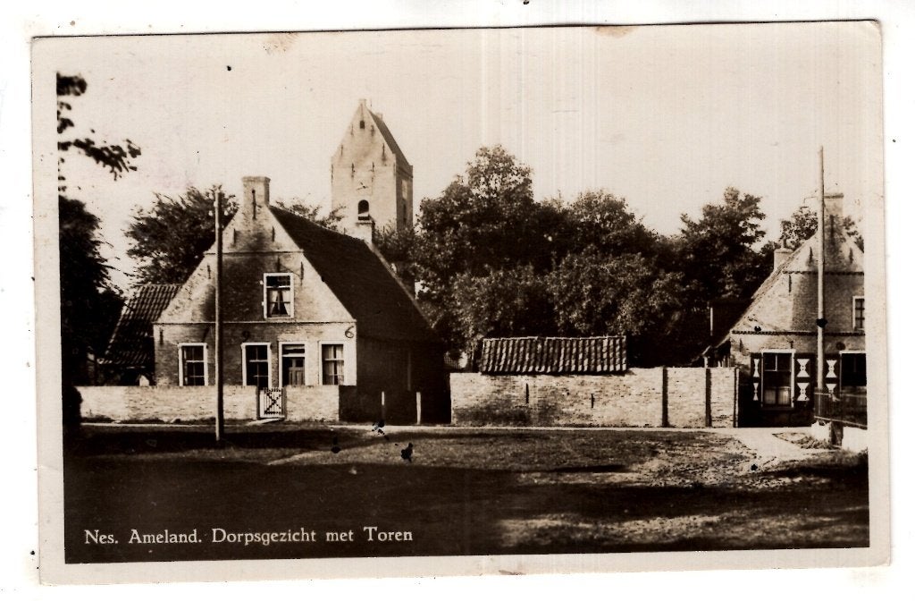Ameland  Nes  1940 Dorp, Verzenden, 1920 tot 1940, Waddeneilanden