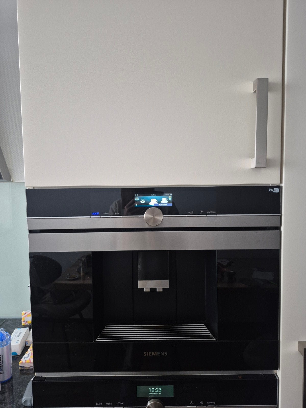 Siemens Inbouw Koffiemachine - Perfecte Koffie Ervaring, Witgoed en Apparatuur, Ophalen, Gebruikt, Koffiemachine, Koffiebonen