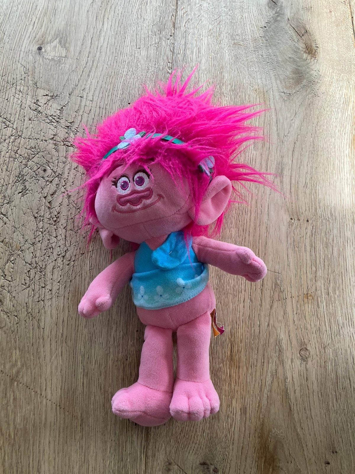 Trolls Dreamworks knuffel 20 cm ongeveer, Ophalen of Verzenden, Zo goed als nieuw