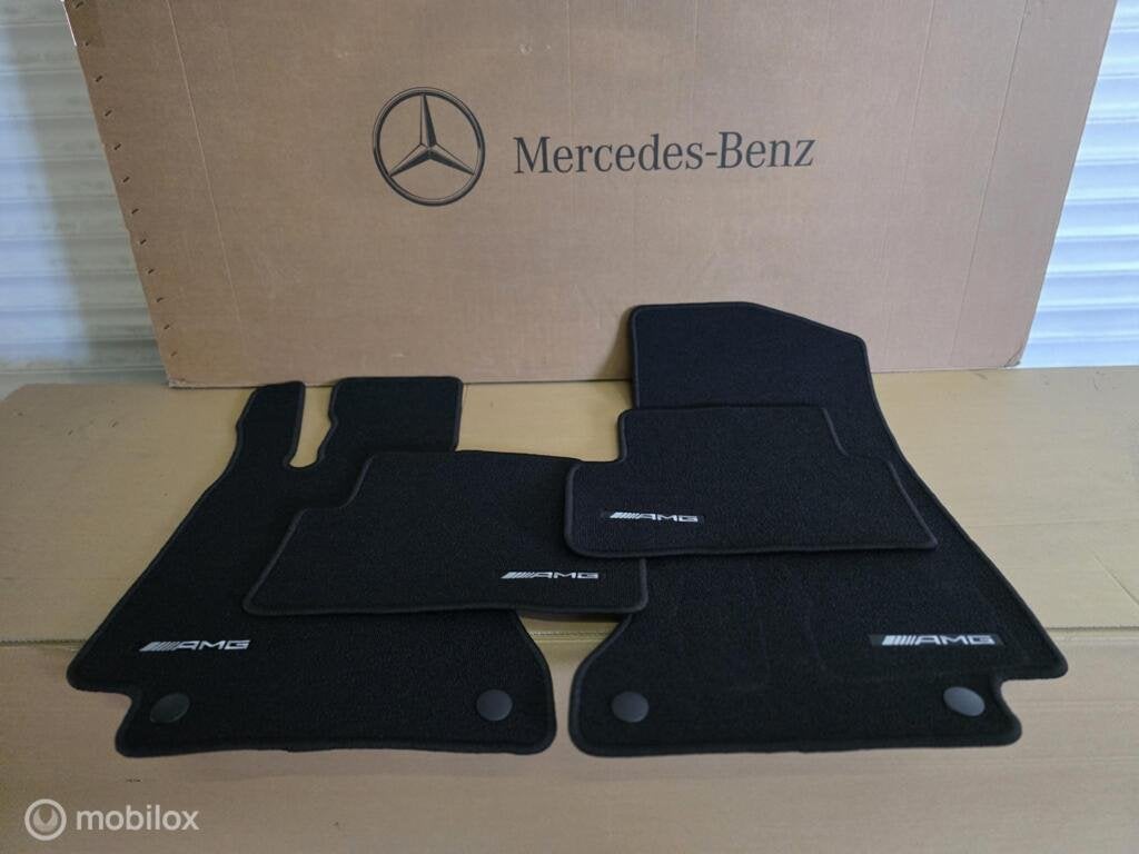 Mercedes C KLASSE AMG Vloer matten Station sedan w205, Gebruikt, Ophalen of Verzenden