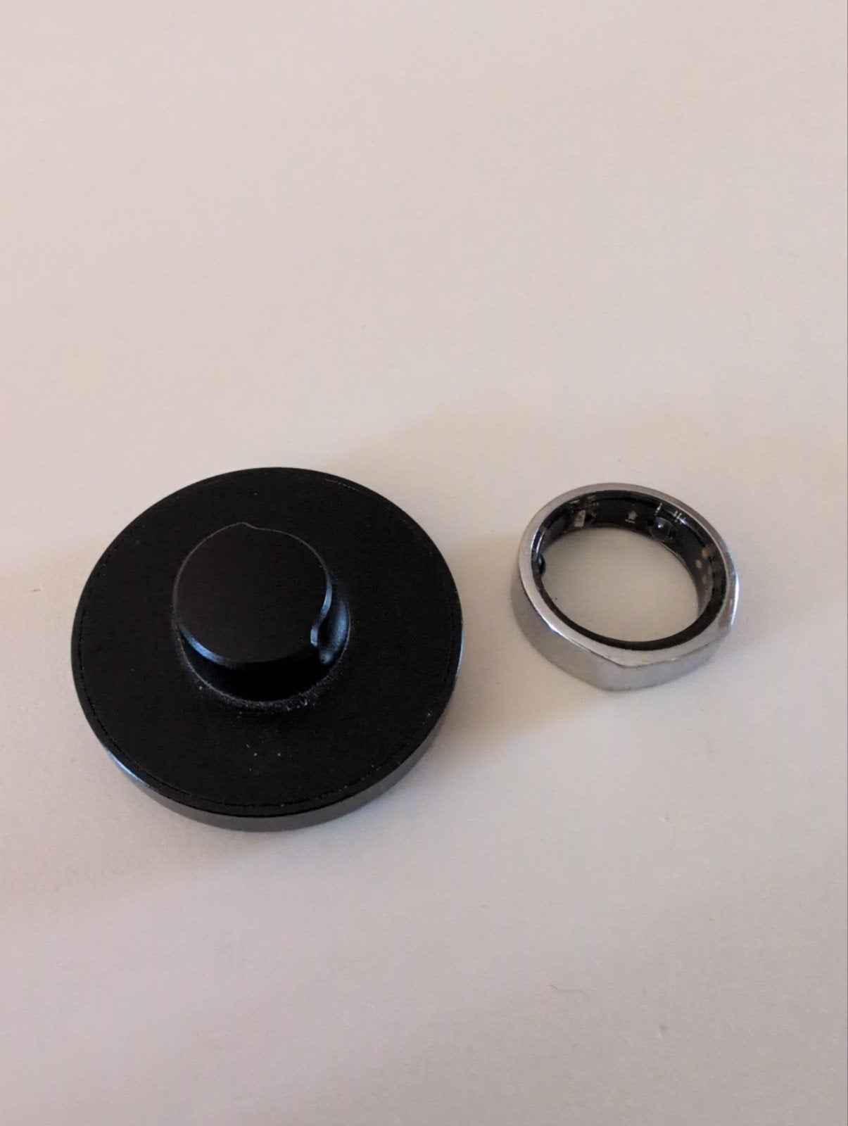 Oura Ring Gen 3 Heritage Silver Maat 11 met oplader, Ophalen of Verzenden, Zilver, Zilver