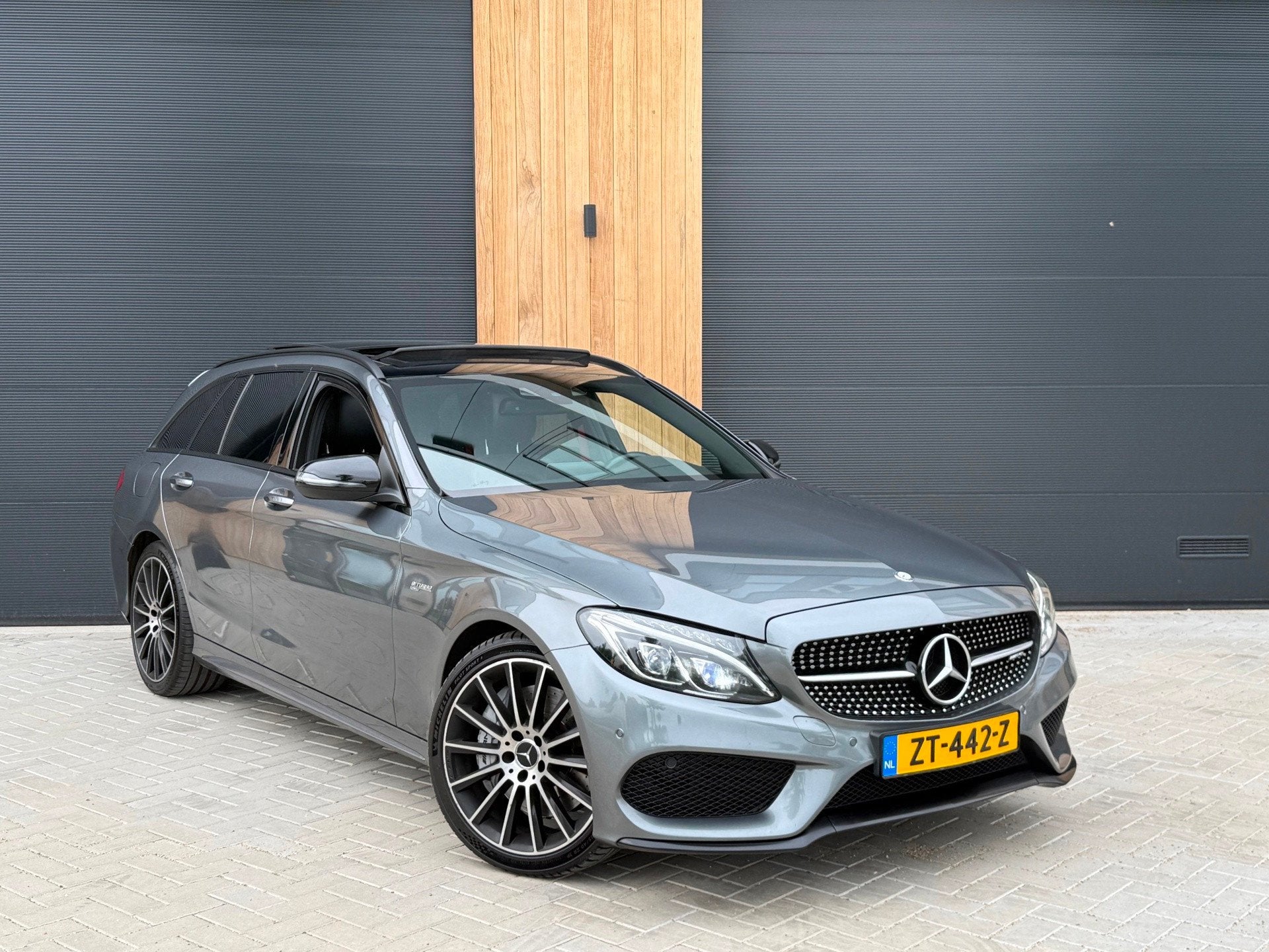 Mercedes-Benz C-klasse Estate AMG C43 4MATIC (bj 2017) PANO|, Auto's, Automaat, 367 pk, 2996 cc, Leder