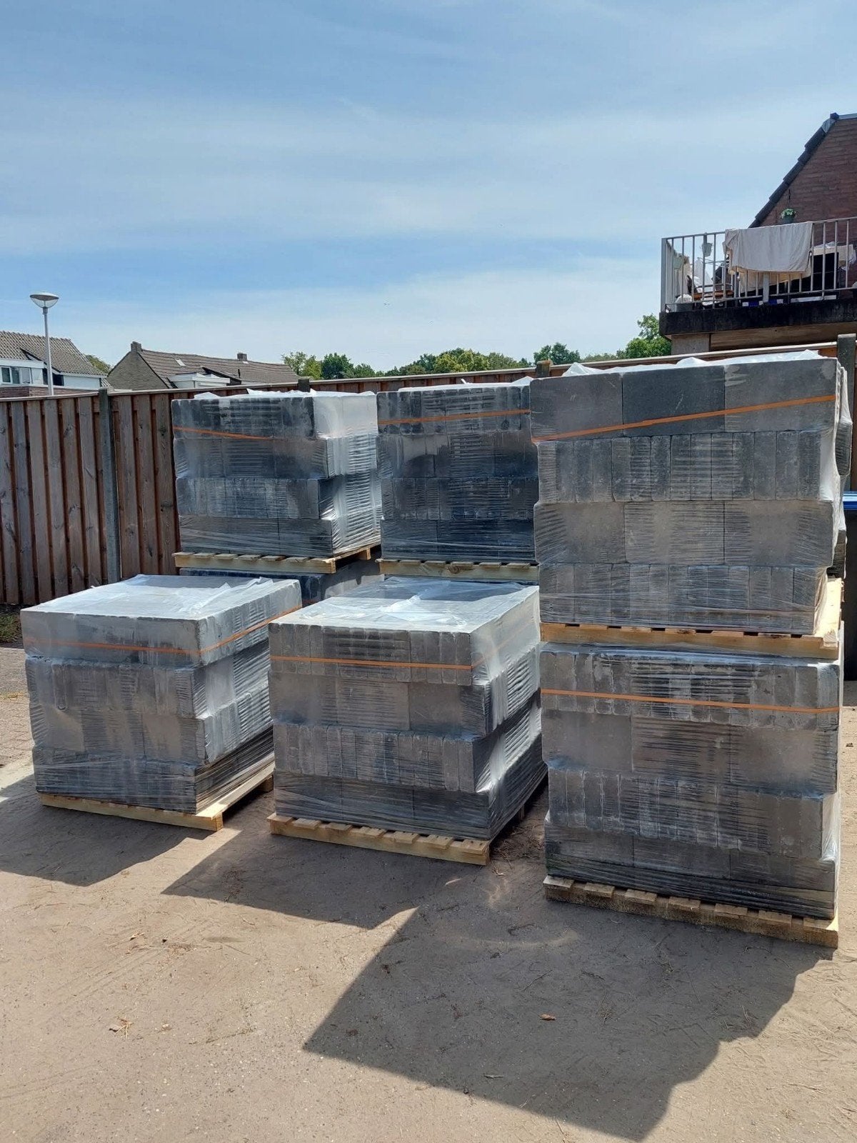 Trommel  stenen 1 pallet 168 stuk nieuw over, Ophalen, Nieuw