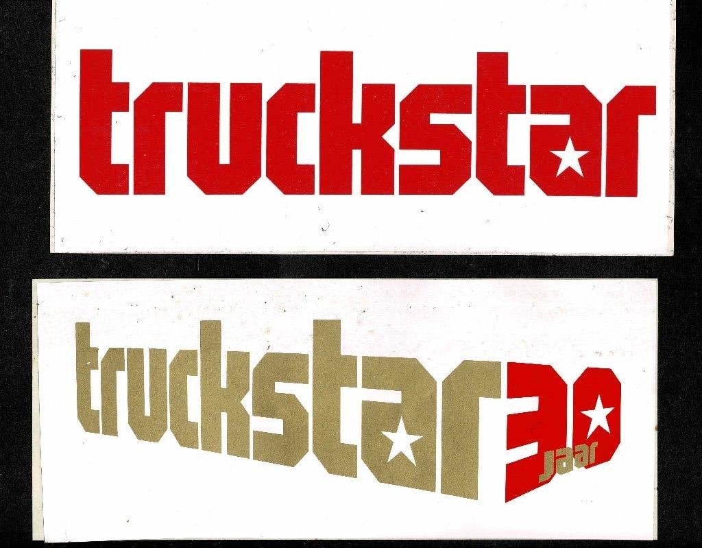 Sticker TRUCKSTAR Totaal 6 stickers, Verzenden, Nieuw, Auto of Motor