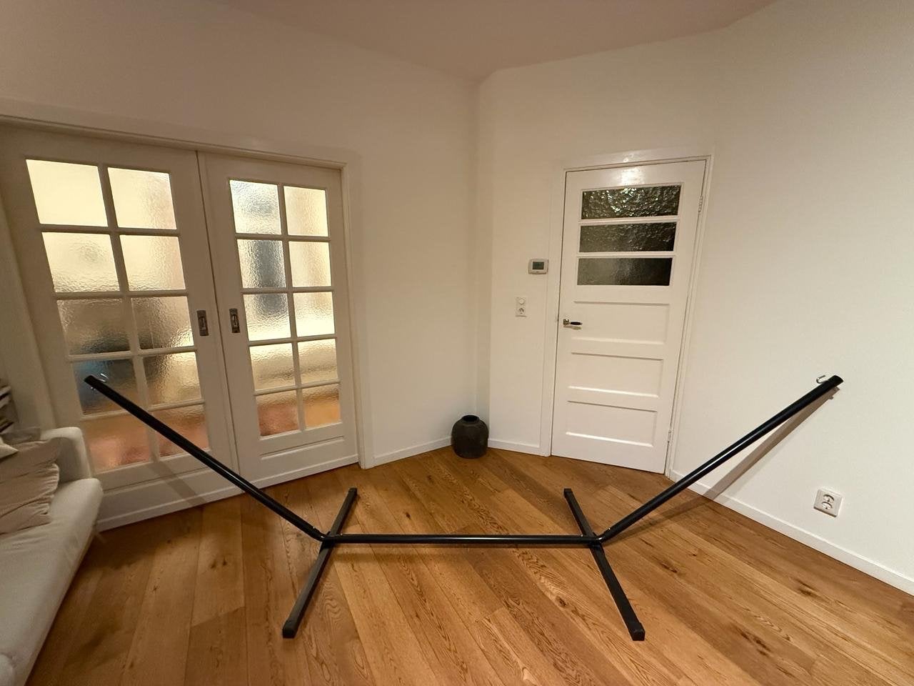 Hangmat standaard 3,5m lang, 12kg, inklapbaar, Ophalen, Gebruikt, Met standaard, Eenpersoons