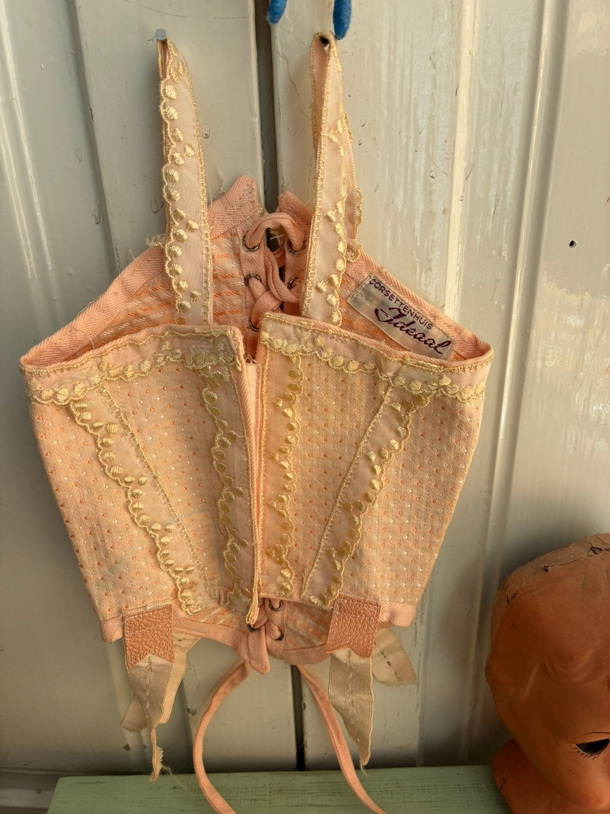 Brocant poppencorsetje, Ophalen of Verzenden