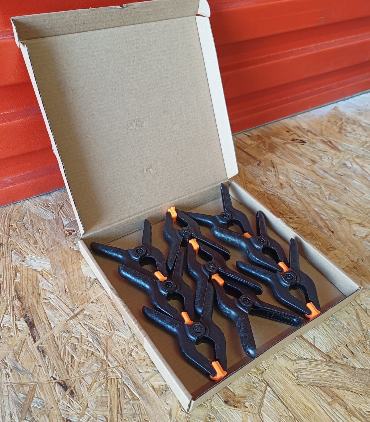 Nieuwe set van 9 nylon veerklemmen, 3 inch, Ophalen of Verzenden, Nieuw, Klem, Overige merken