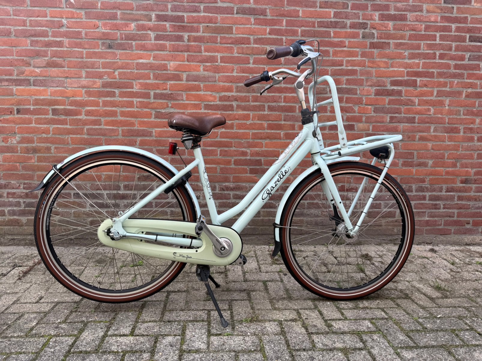 Gazelle Miss Grace damesfiets, Ophalen, Gebruikt, 47 tot 50 cm, Versnellingen