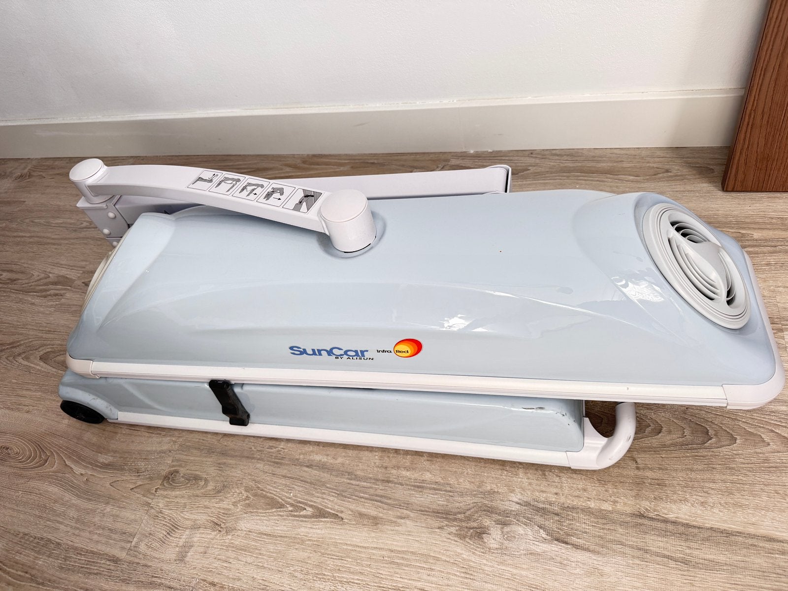 Suncar infra red by alisun zonnebank en infrarood, Witgoed en Apparatuur, Ophalen, Gebruikt, Zonnebank enkelzijdig, Minder dan 10 lampen