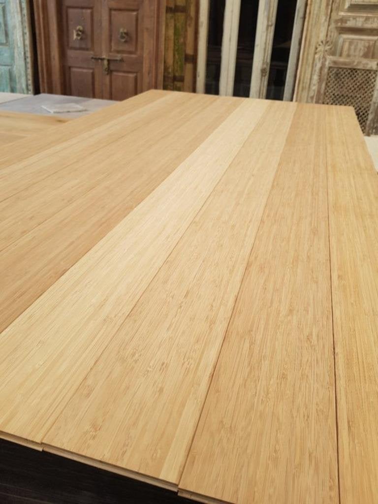 BAMBOE VLOER, MULTIVLOER 15MM DIK 125MM BREED!, Ophalen of Verzenden, Nieuw, Parket