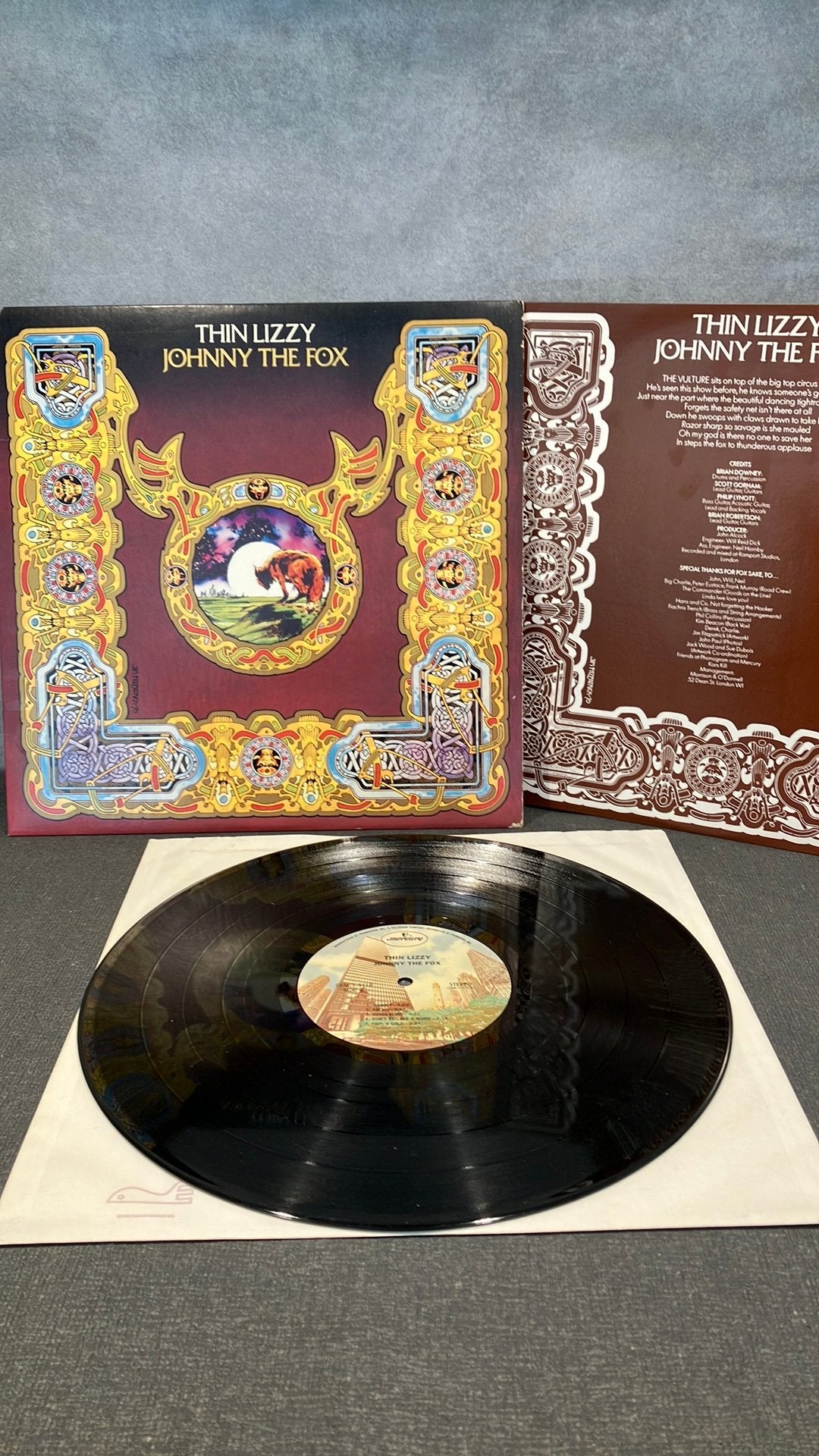 Thin Lizzy — Johnny The Fox, Ophalen of Verzenden, Inclusief binnenhoes, 12 inch, 1970 - 1979