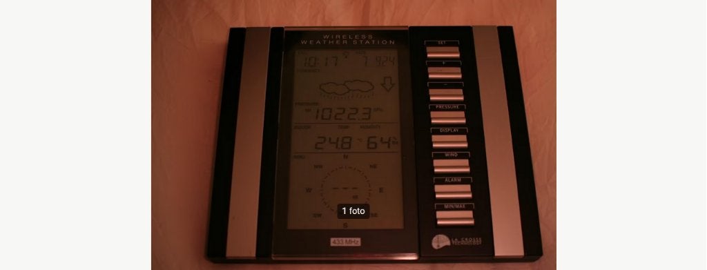 weerstation, Ophalen, Zo goed als nieuw, Weerstation