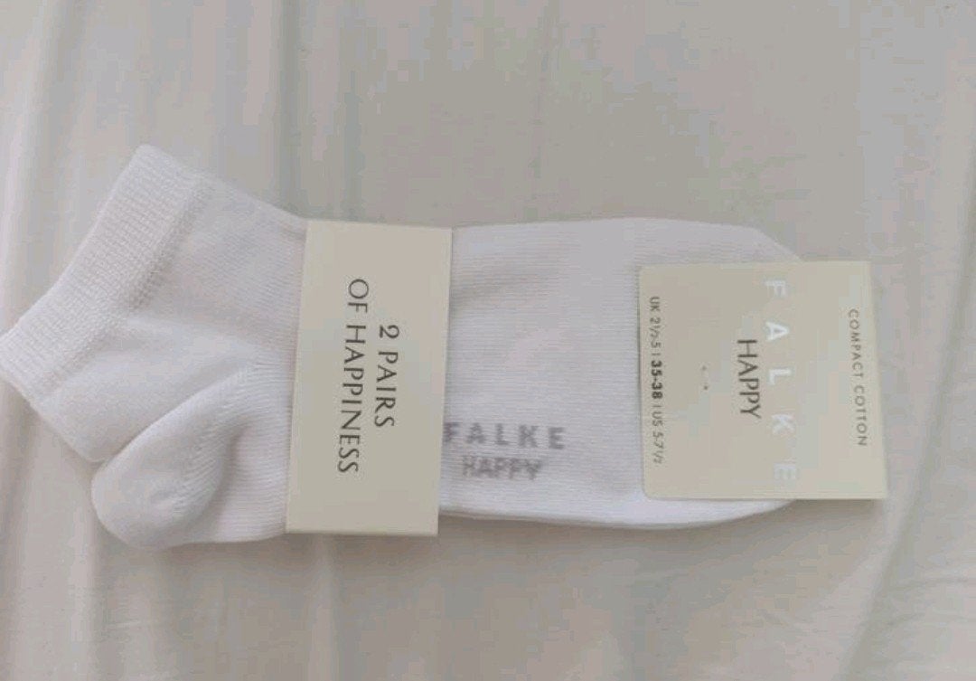 2-pack Falke enkelsokken wit 35-38, Kleding | Dames, Sokken en Kousen, Sokken en Kniesokken, Wit, Maat 35 t/m 38, Nieuw
