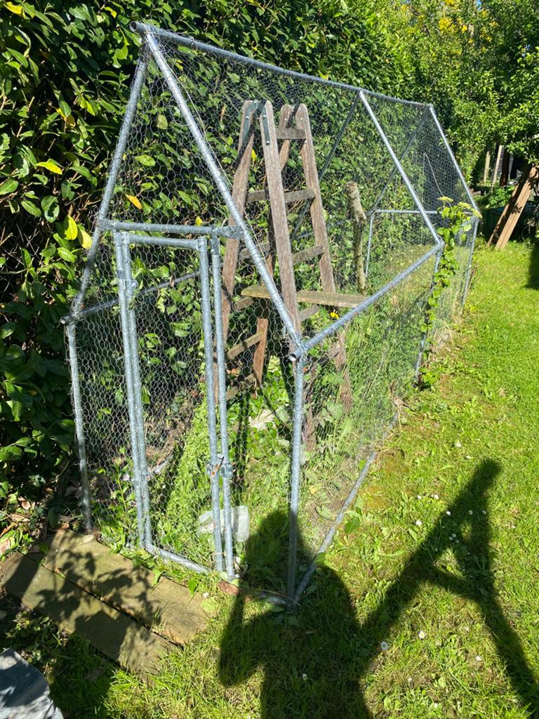 Dieren ren kippen of katten, Ophalen, Overige materialen, Zo goed als nieuw, Aluminium
