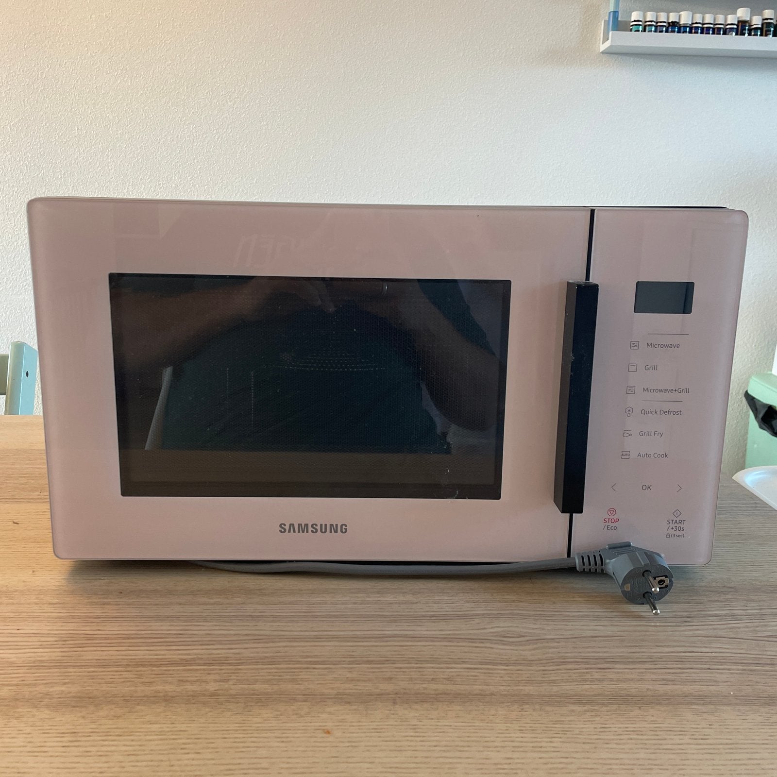 Samsung Combimagnetron MG23T5018CP - Roze, Witgoed en Apparatuur, Ophalen, Combimagnetron, Grill, Zo goed als nieuw