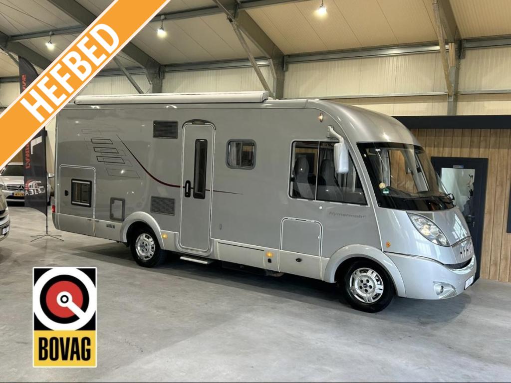 Hymer B694 SL Silver-Line Airco/Hefbed Fiat Ducato 131PK, Caravans en Kamperen, Integraal, Ringverwarming, Fiat, 7 tot 8 meter