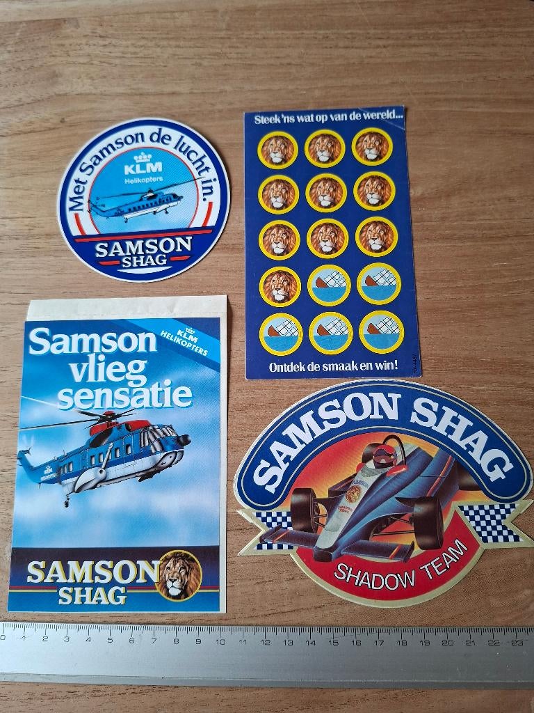 Stickers samson Shag, Ophalen of Verzenden, Zo goed als nieuw, Merk
