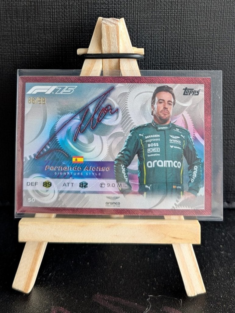 Topps Fernando alonso signature /99, Ophalen of Verzenden, Nieuw, Formule 1
