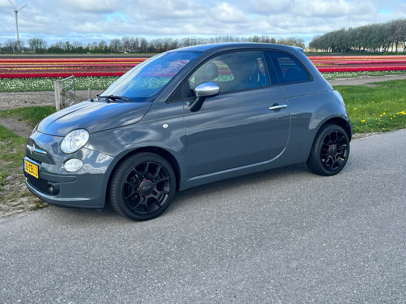 Fiat 500 0.9 85pk Twinair Turbo 2012 Grijs, Voorwielaandrijving, 31 €/maand, 905 kg, Origineel Nederlands