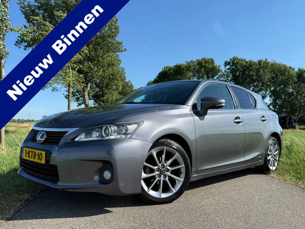 Lexus CT 200h Business Line Automaat | Leder | Trekhaak | Na, Auto's, Lexus, Euro 5, Zwart, 4 cilinders, CT-H