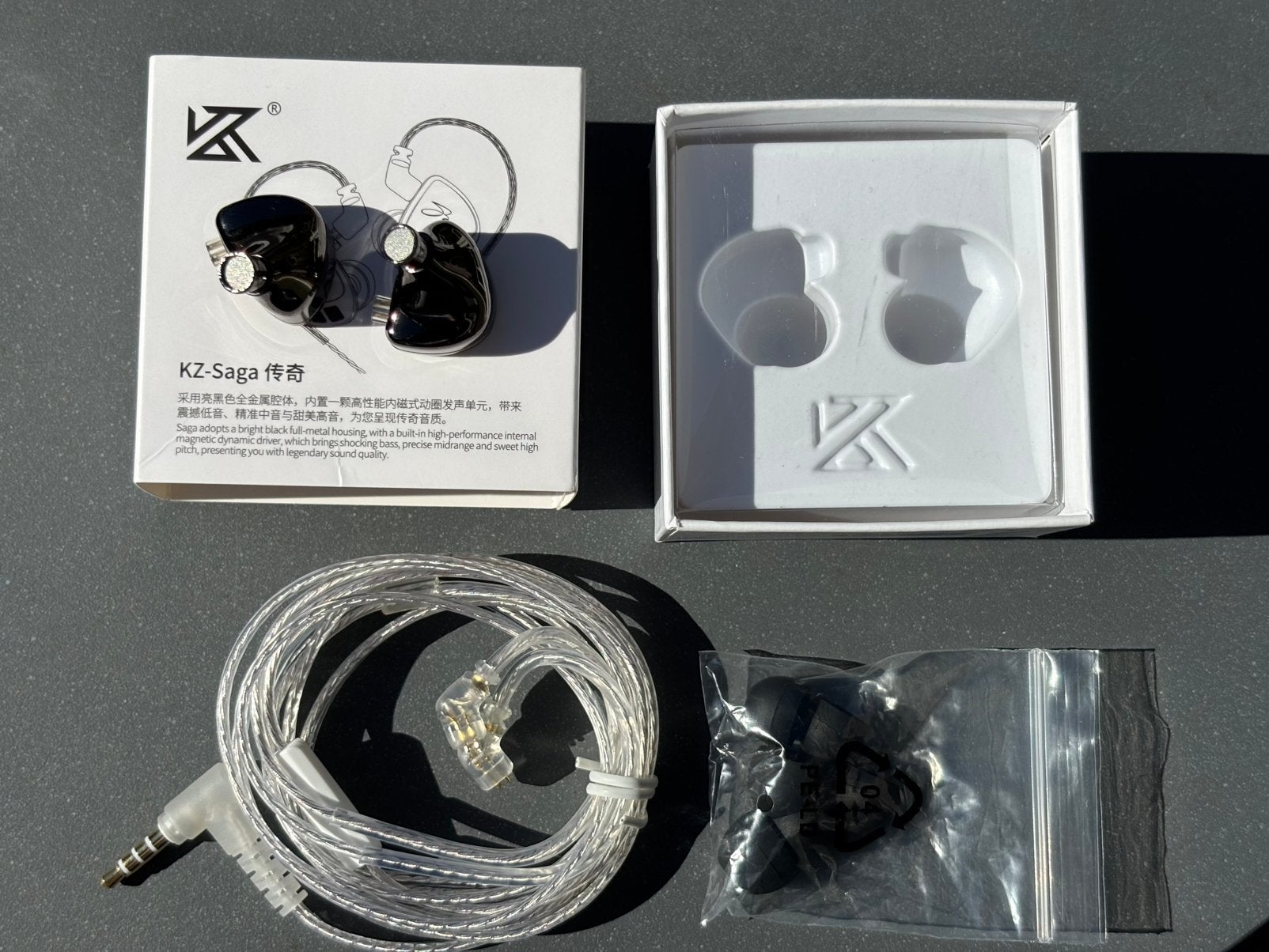 KZ Saga Bass full metal shell IEM, Overige merken, In-ear, Extra bas, Ophalen of Verzenden