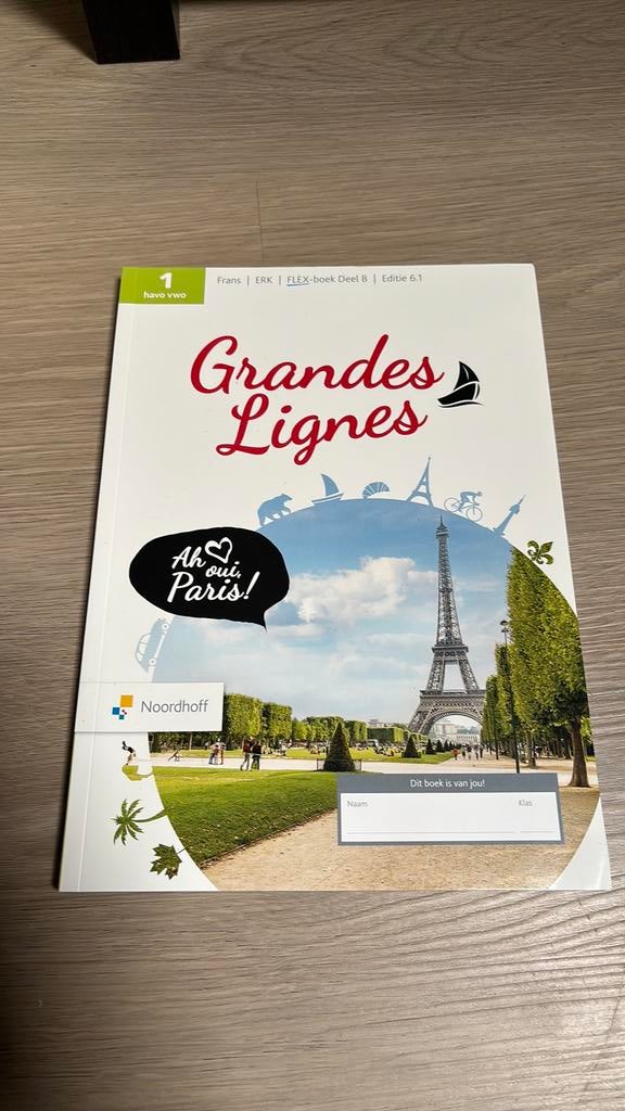 Grandes Lignes Flex-boek B Havo/vwo 1, Ophalen, Nieuw, HAVO, Frans
